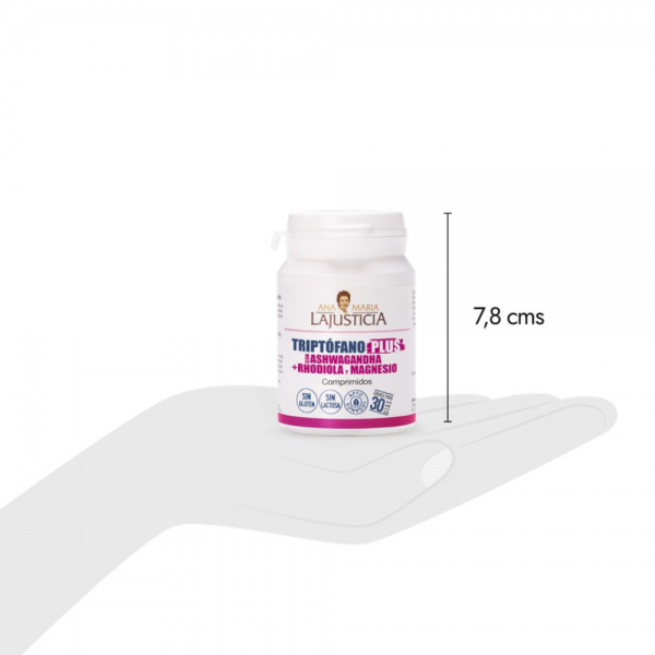 Triptófano Plus con Ashwagandha + Rhodiola y Magnesio, 60 Comp. - Ana Maria Lajusticia