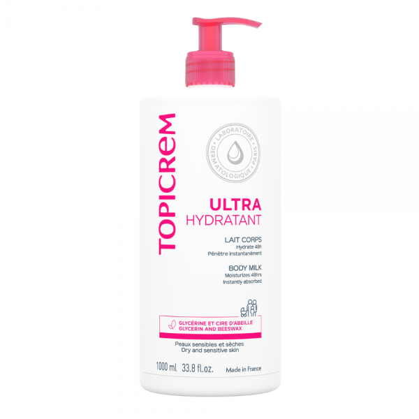 UH Leche Ultra-Hidratante Corporal, 1000 ml. - Topicrem