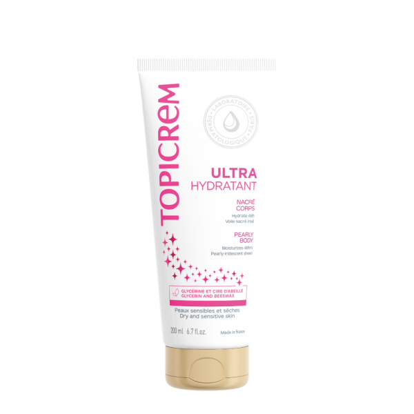 UH Leche Ultra-Hidratante Corporal Nacarado, 200 ml. - Topicrem