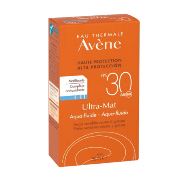 Ultra Mat Aqua-Fluido SPF 30, 50 ml. - Avene