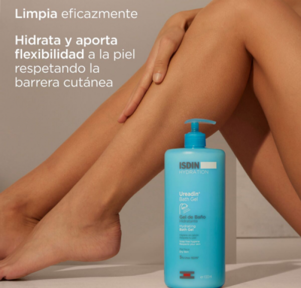Ureadin Bath Gel Piel Seca y Tirante, 1000 ml. - Isdin