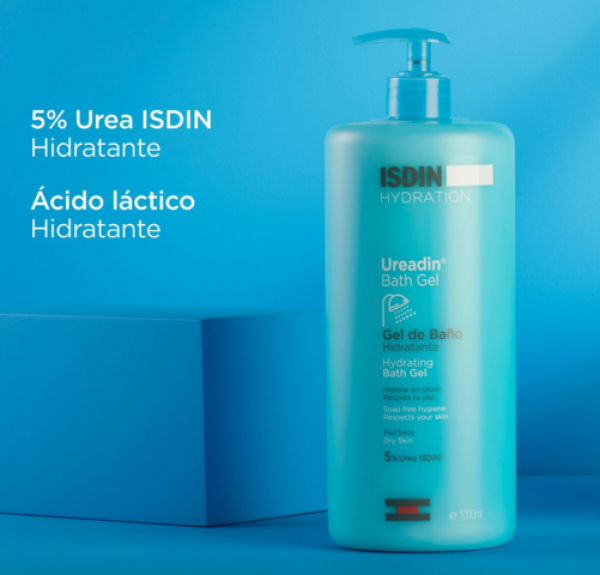 Ureadin Bath Gel Piel Seca y Tirante, 1000 ml. - Isdin