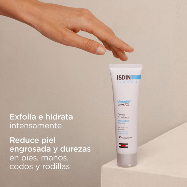 Ureadin Ultra30 Crema Exfoliante, 100 ml. - Isdin 
