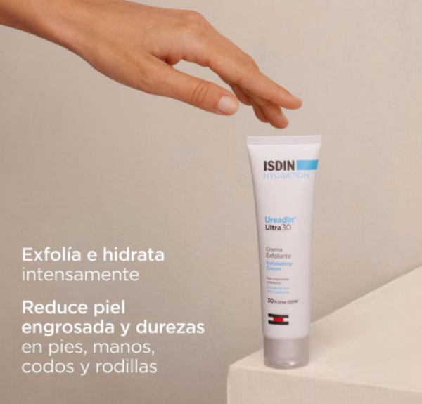 Ureadin Ultra30 Crema Exfoliante, 50 ml. - Isdin
