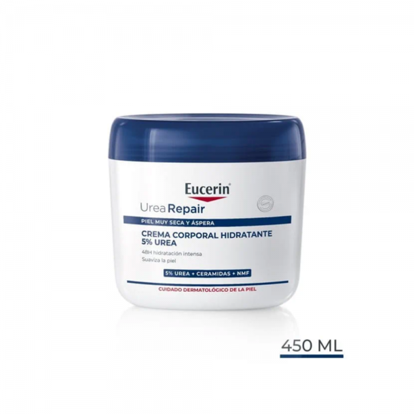 UreaRepair Crema Corporal Hidratante, 450 ml. - Eucerin