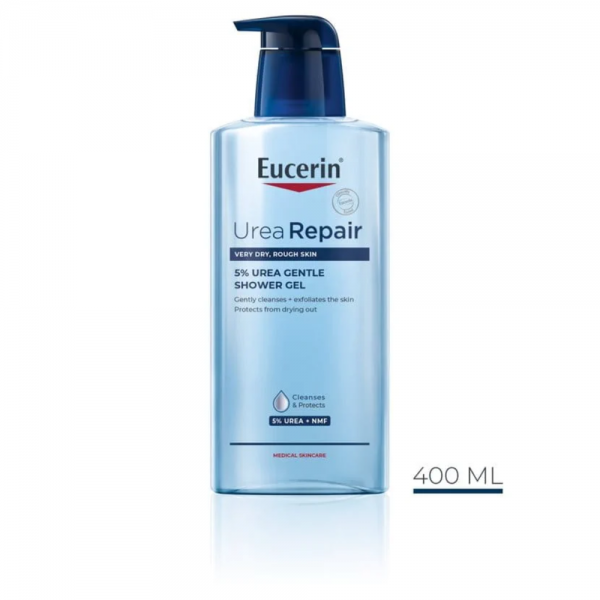 UreaRepair Gel de Baño Suave 5% Urea, 400 ml. - Eucerin