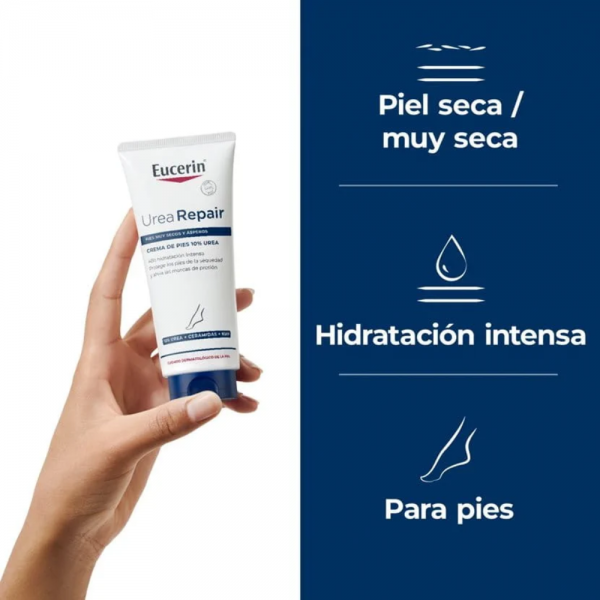 UreaRepair Crema de Pies 10% Urea, 100 ml. - Eucerin
