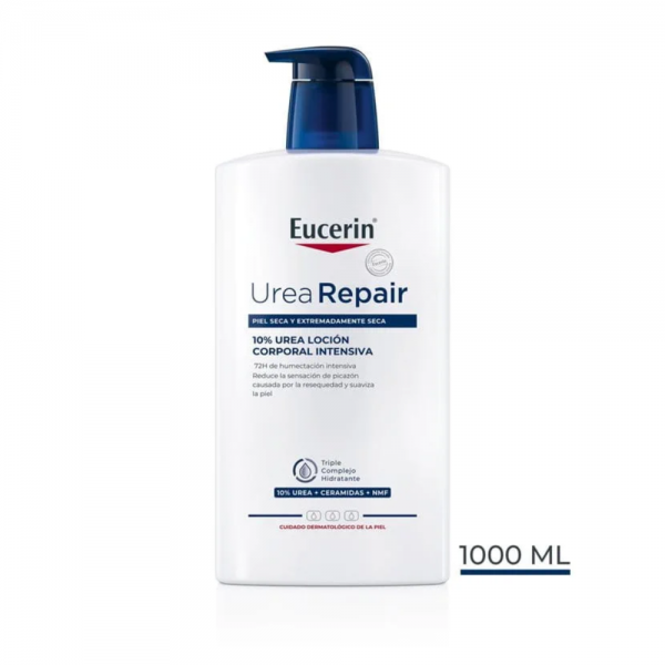UreaRepair Loción Hidratante Intensiva 10% Urea, 1 L. - Eucerin
