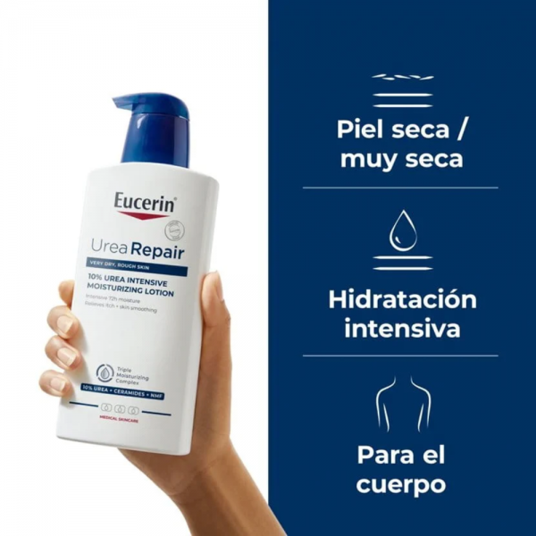 UreaRepair Loción Hidratante Intensiva 10% Urea, 400 ml. - Eucerin