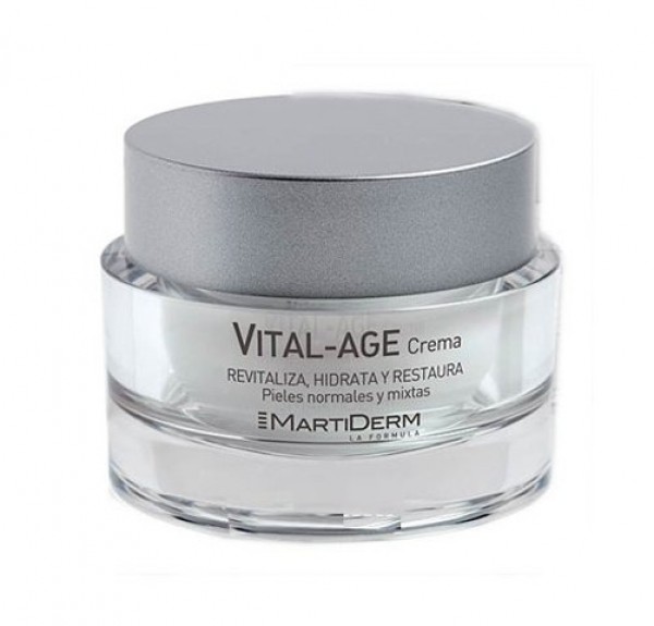 Platinum Vital-Age Crema Pieles Secas Y Muy Secas, 50 ml. - Martiderm