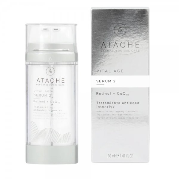 Vital Age Sérum 2 Retinol + CoQ10 Antiedad Intensivo, 30 ml . - Atache