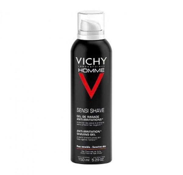 Vichy Homme Gel de Afeitado Anti-Irritaciones, 150 ml. - Vichy