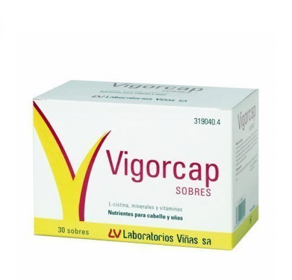Vigorcap Crecimiento Cabello y Uñas,  30 Sobres. - Laboratorios Viñas
