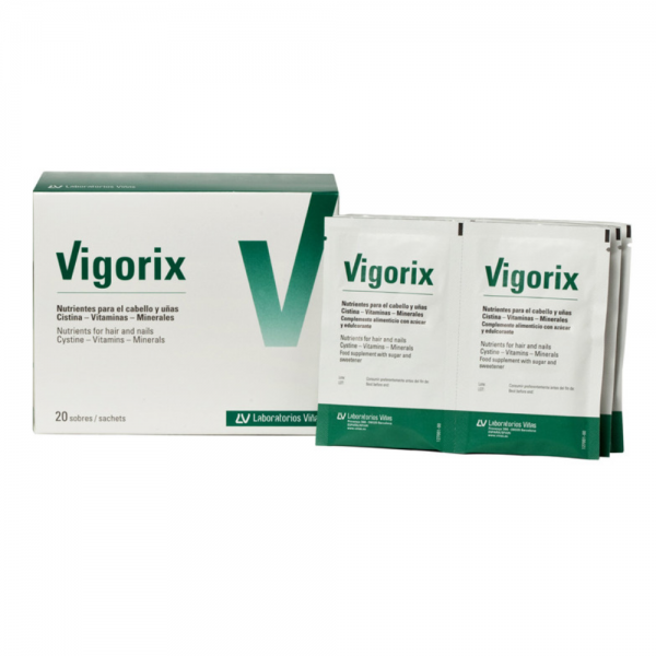 Vigorix Cuidado Cabello y Uñas, 20 Sobres. - Laboratorios Viñas