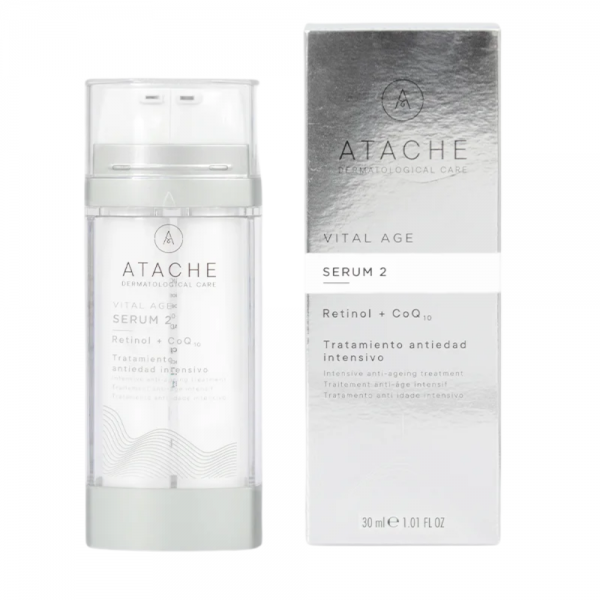 Vital Age Sérum 2 Retinol + CoQ10 Antiedad Intensivo, 30 ml . - Atache