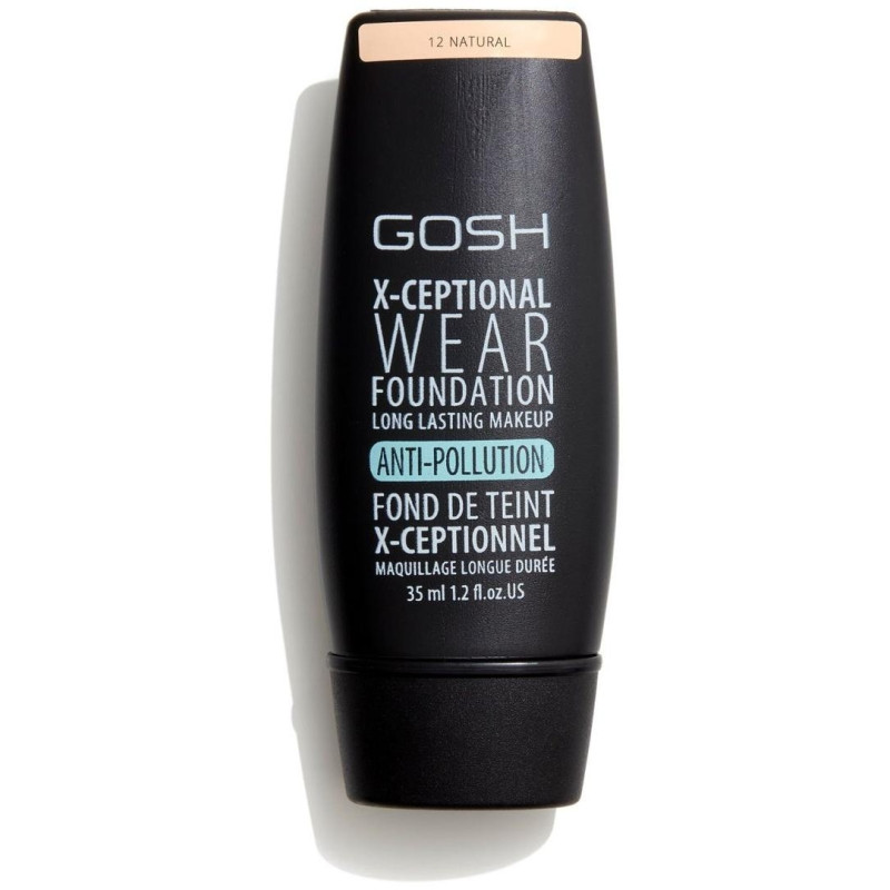 X - Ceptional Wear Foundation Long Lasting Makeup 12 - Natural 35 ml - Gosh Copenhagen