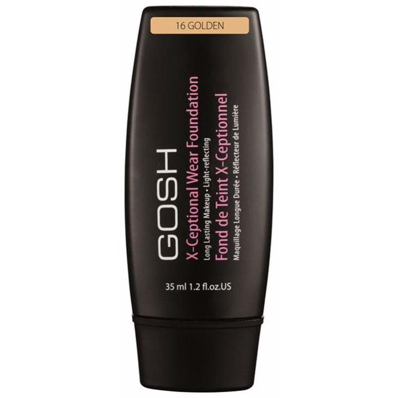 X - Ceptional Wear Foundation Long Lasting Makeup 16 - Golden 35 ml - Gosh Copenhagen