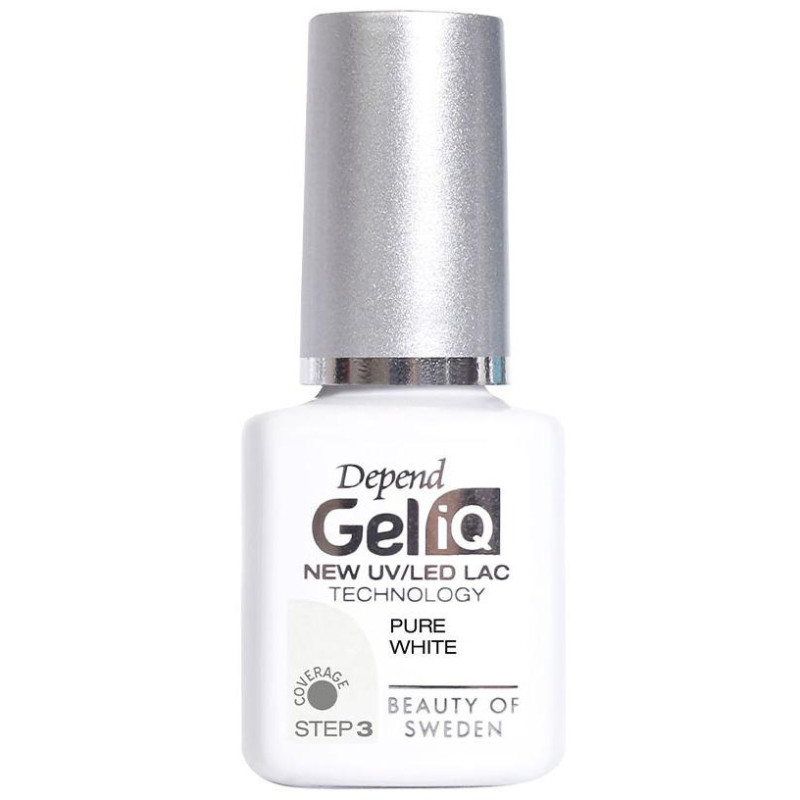 Gel Iq Esmalte de Uñas Step 3 Pure White 5ml - Depend