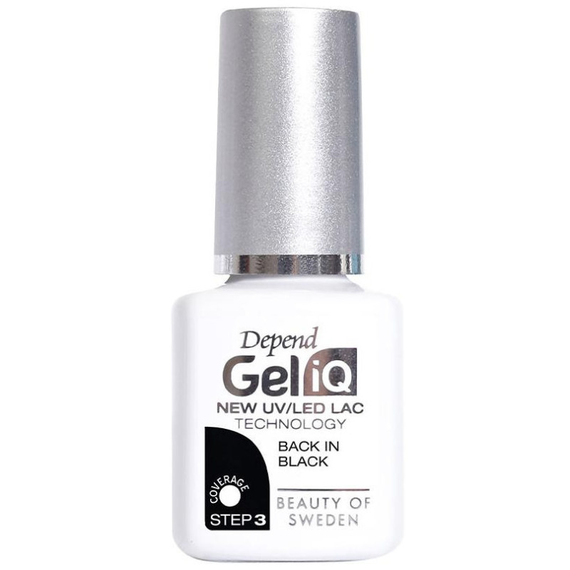 Gel Iq Esmalte de Uñas Step 3 Back In Black 5ml - Depend