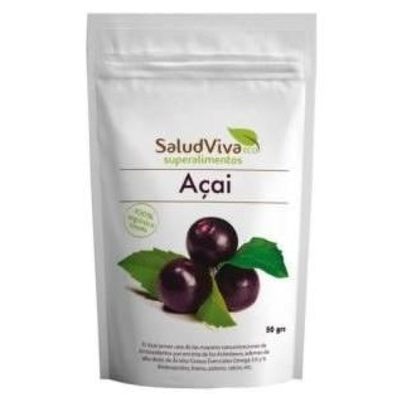 Açai en Polvo 50gr. Bio Sg S/a Vegan - Salud Viva