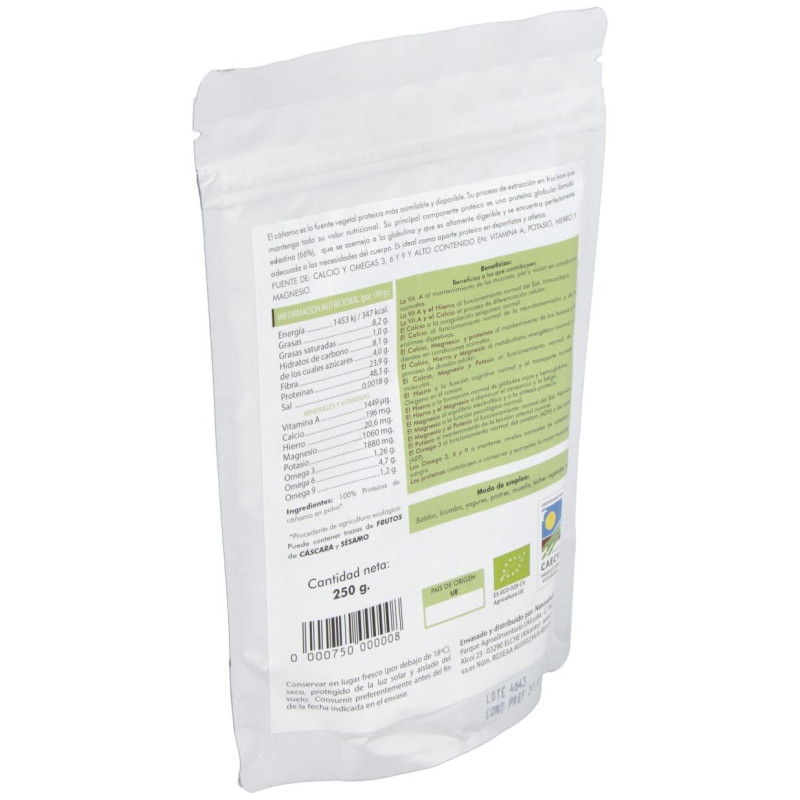 Proteina de Cañamo 250gr. Bio - Salud Viva