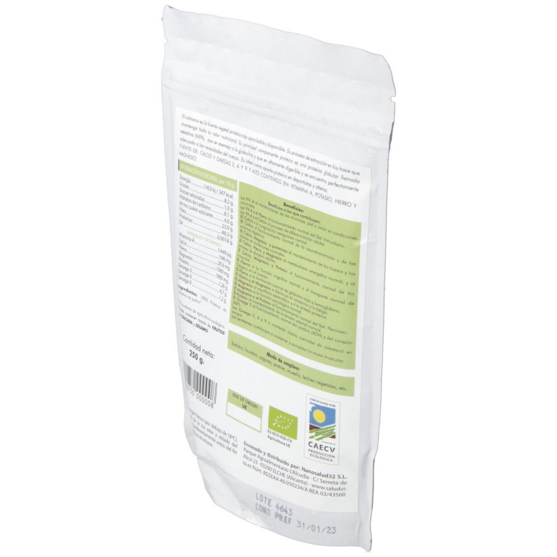 Proteina de Cañamo 250gr. Bio - Salud Viva