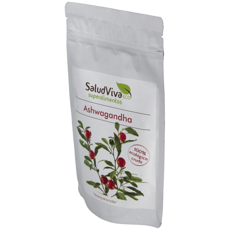 Ashwagandha en Polvo 125gr. Bio Sg S/a Vegan - Salud Viva
