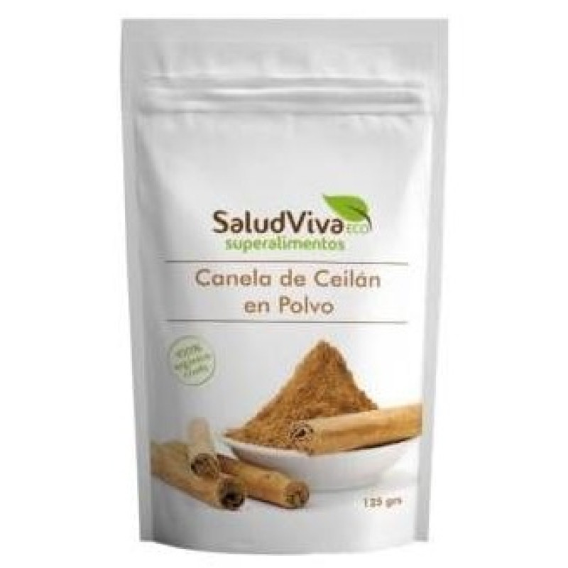 Canela de Ceilan en Polvo 125gr. Bio Sg S/a Vegan - Salud Viva