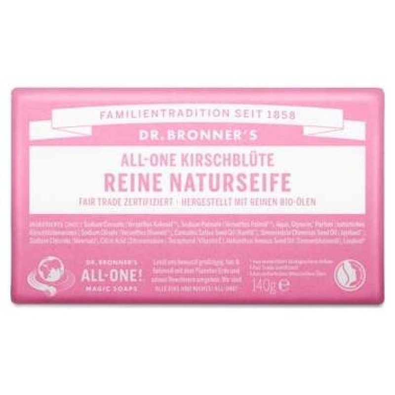 Dr. Bronner's Cherry Bloss Barra de Jabón 140g - Dr. Bronners
