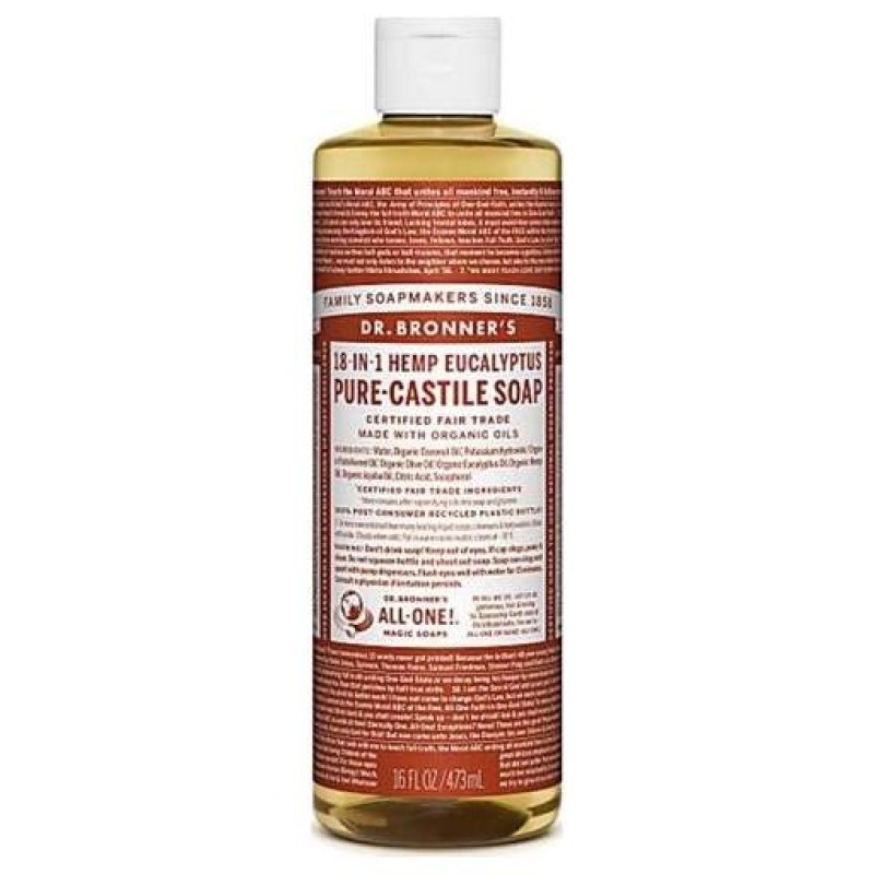 Dr. Bronner'S Jabón Líquido Eucalipto Bio 475Ml