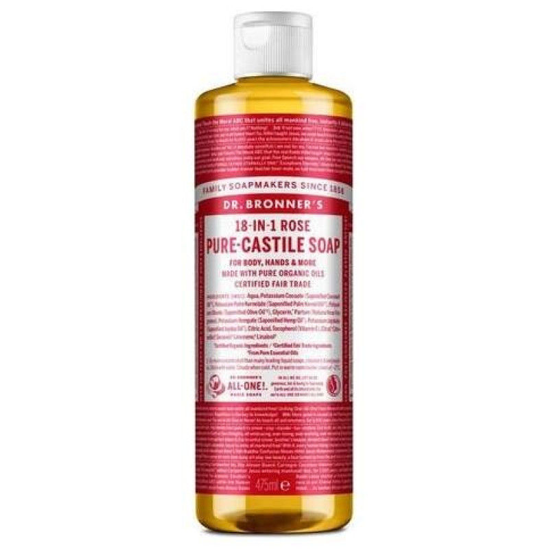 Dr. Bronner'S Jabón Líquido Rosas Bio 475Ml