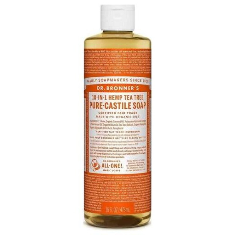 Dr. Bronner'S Liquid Soap Tea Tree 475Ml