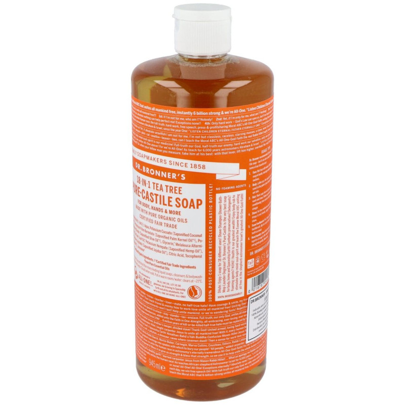 Dr. Bronner'S Jabón Líquido Árbol Té 945Ml