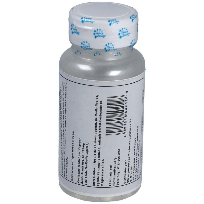 Kal R Lipoic Acid Activoxidant 100mg 60caps - Solaray