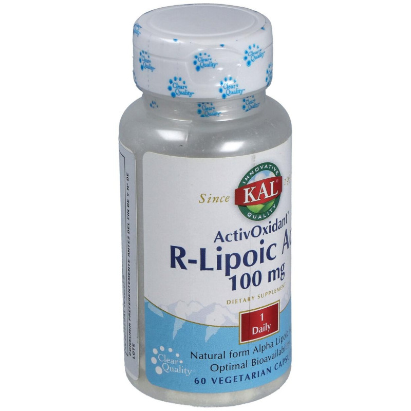 Kal R Lipoic Acid Activoxidant 100mg 60caps - Solaray