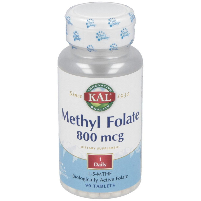 Metil Folate 800mcg. 90comp - Solaray