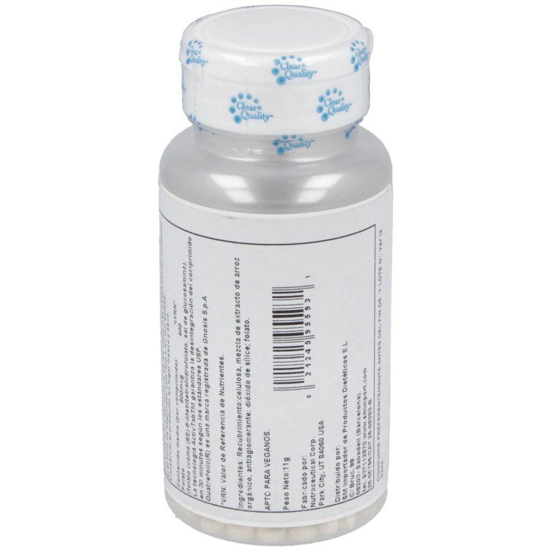 Metil Folate 800mcg. 90comp - Solaray