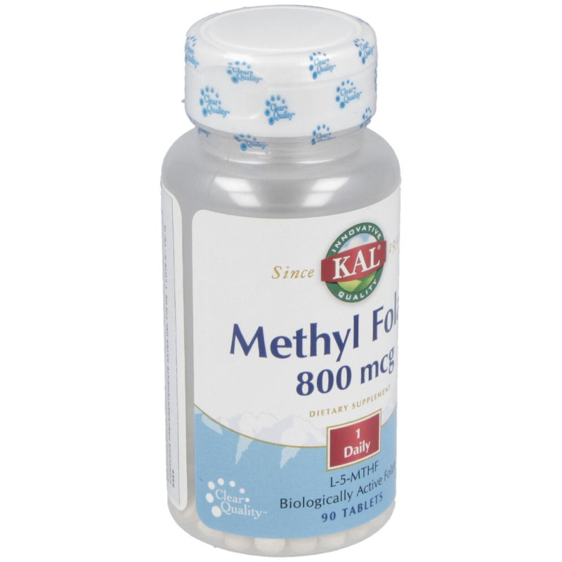 Metil Folate 800mcg. 90comp - Solaray