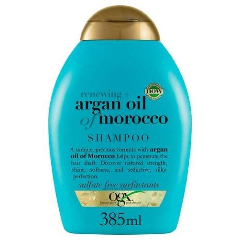 Champú Aceite de Argán de Marruecos, Pelo Seco y Dañado 385 ml - Ogx