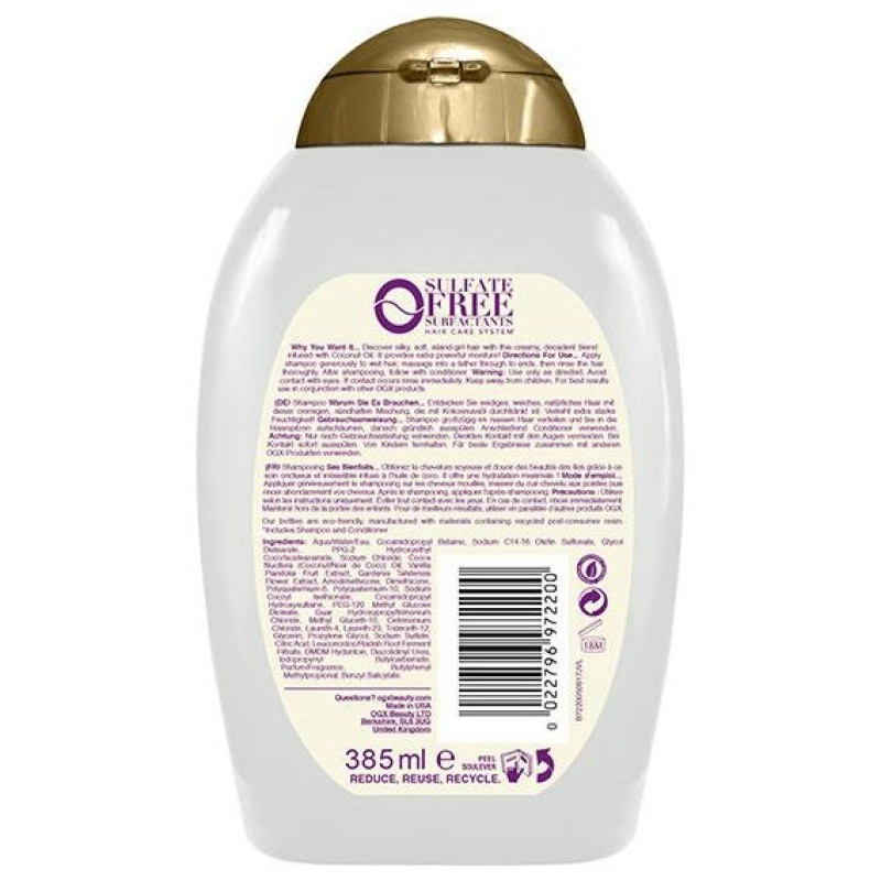 Coconut Miracle Oil Hair Shampoo 385ml - Ogx