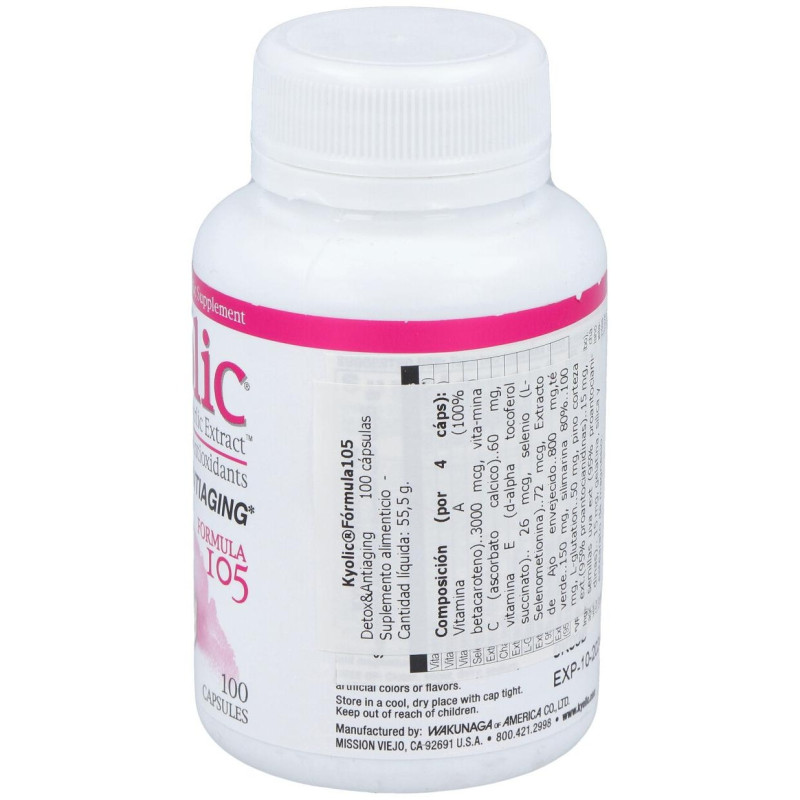 Kyolic Formula 105 Detox 100Cap.