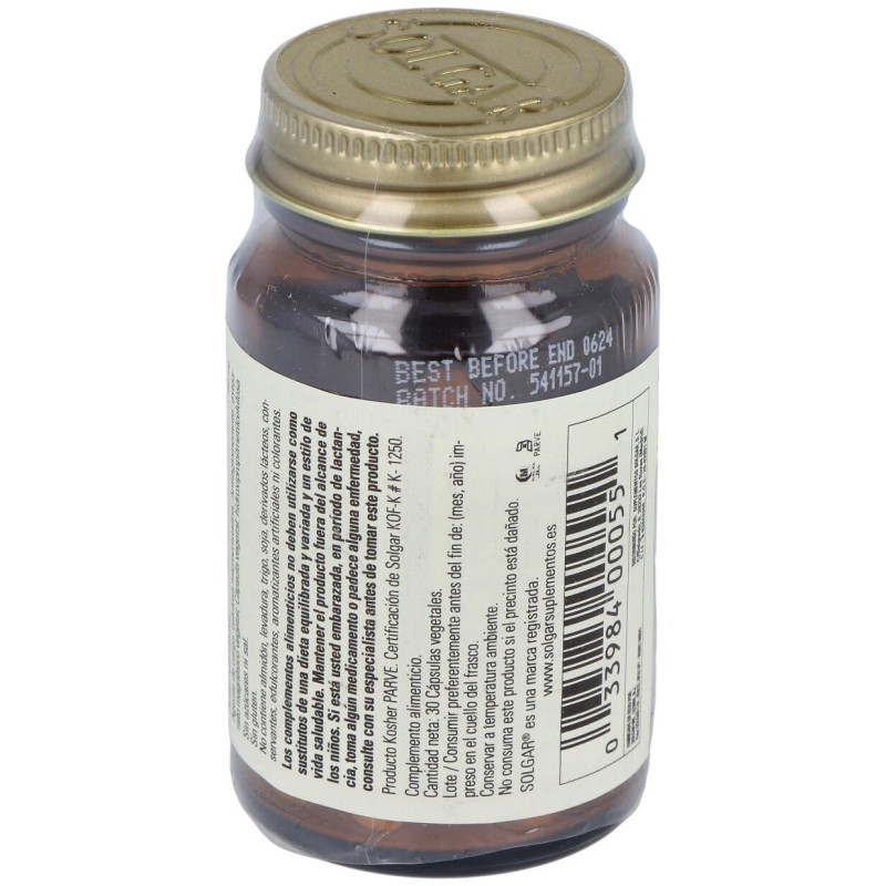 Ácido Alfa - Lipoico 60mg 30vcaps - Solgar