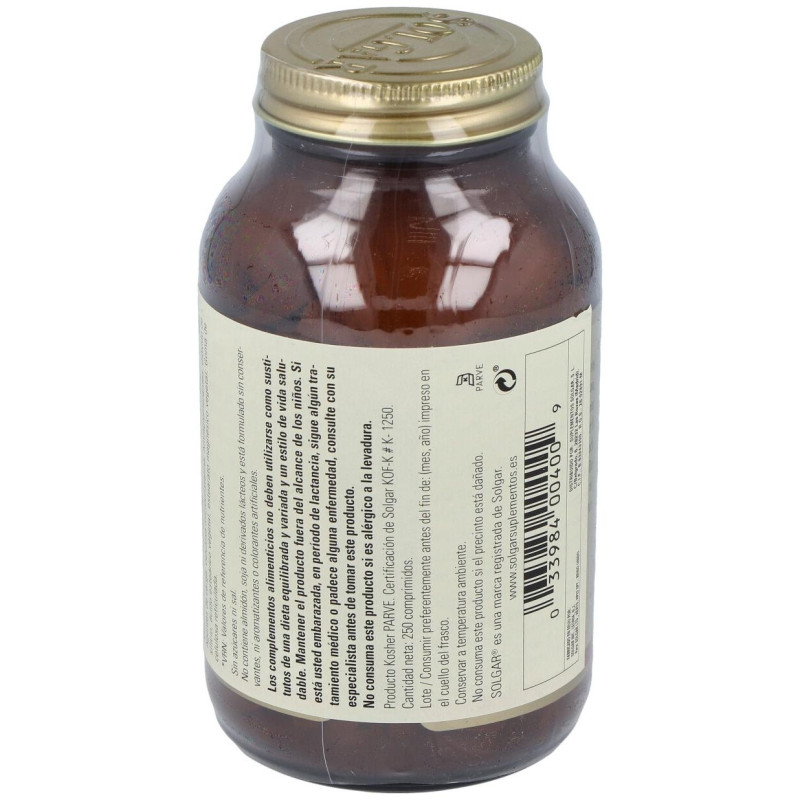 Levadura de Cerveza con Vitamina B12 250comp - Solgar
