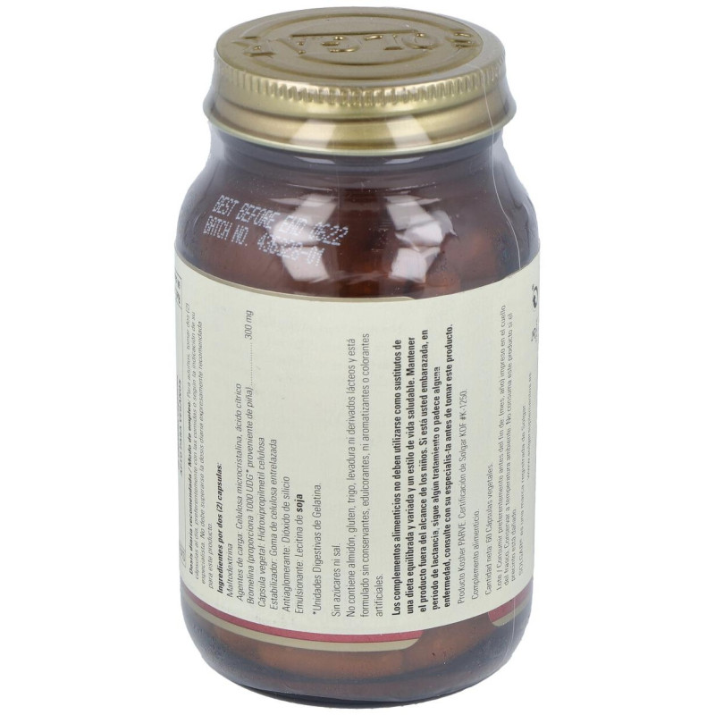 Bromelina 300mg 60vcaps - Solgar