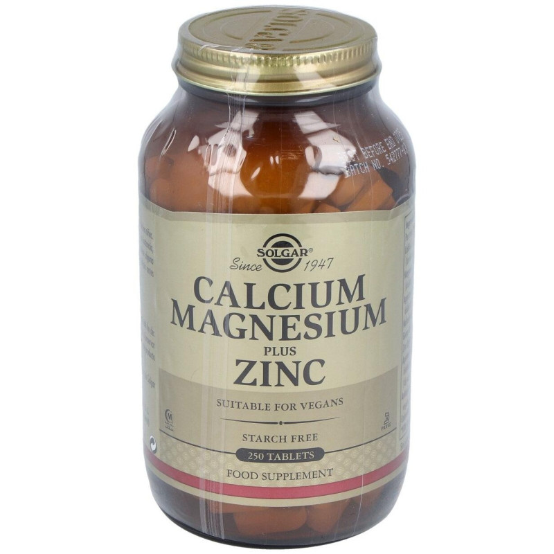 Calcio Magne Plus Zinc 250comprimidos - Solgar