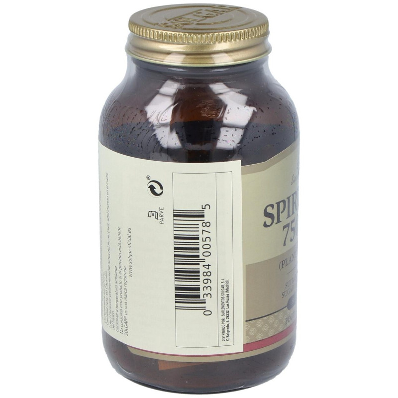 Espirulina Vegetariana 80cáps 750mg - Solgar