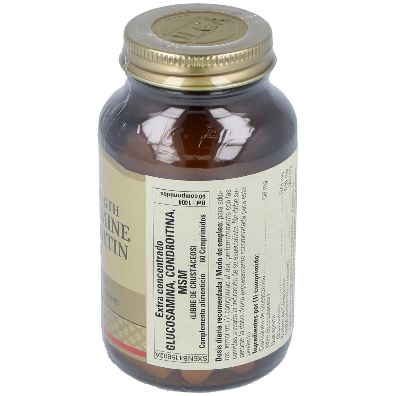 Glucosamine Chondrotine Msm Complexe 60 Comprims - Solgar