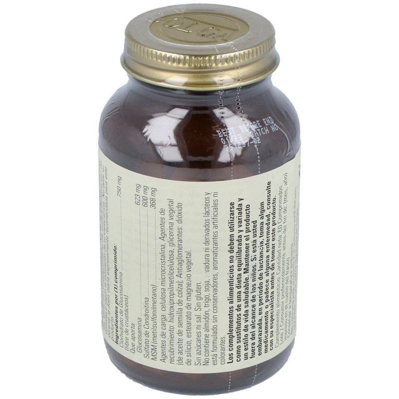 Glucosamine Chondrotine Msm Complexe 60 Comprims - Solgar