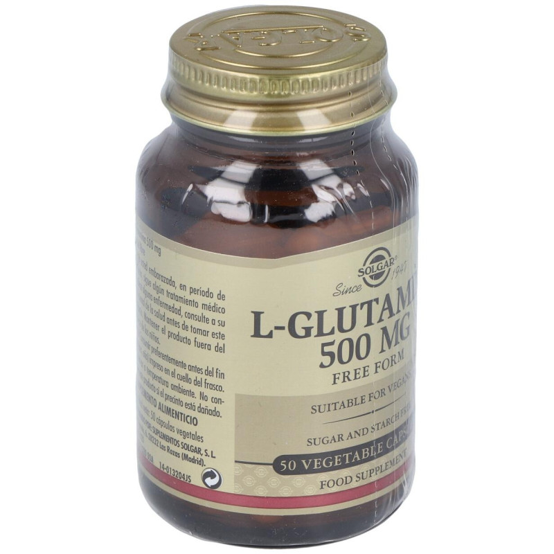 L - Glutamina 500mg 50vcaps - Solgar