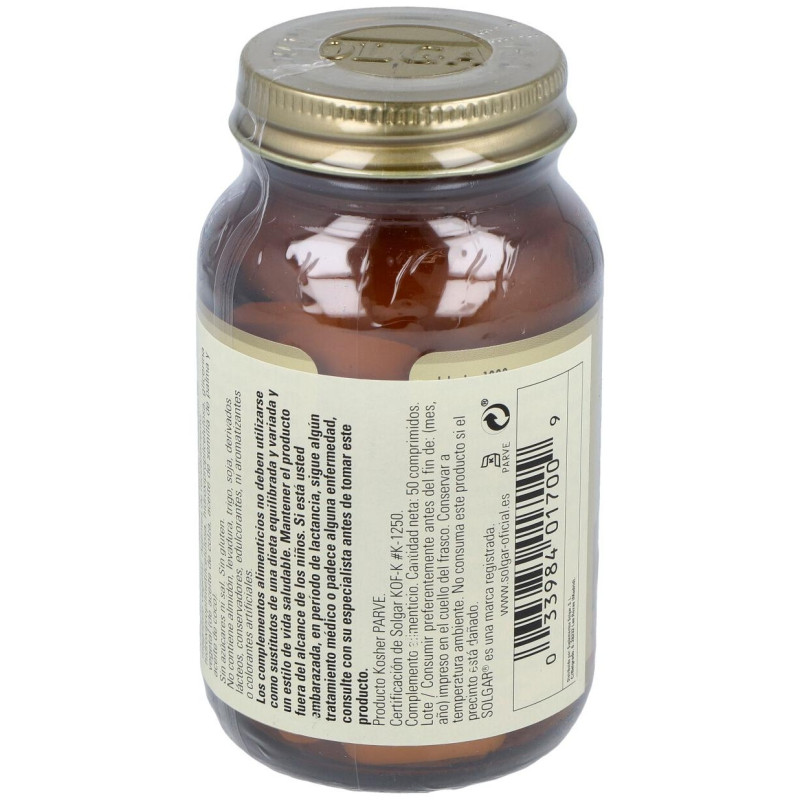 L - Lisina 1000mg 50 Comprimidos - Solgar